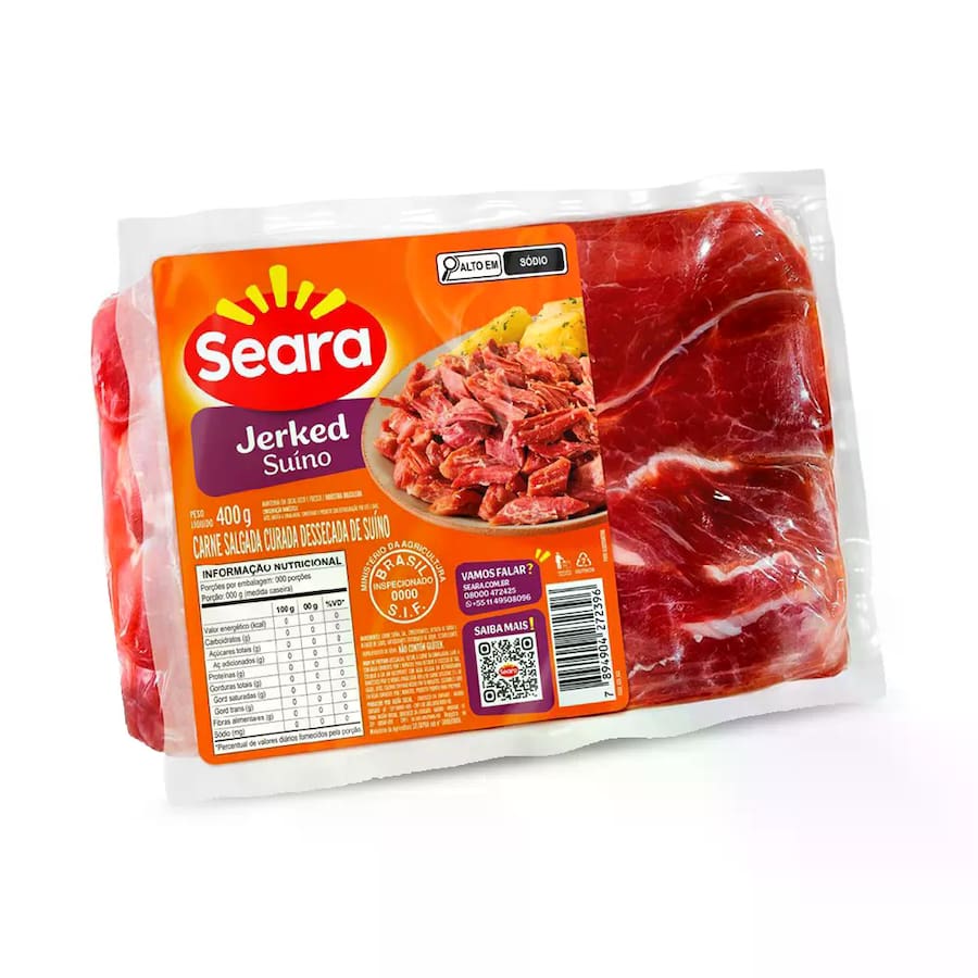 JERKED SUINO 400G