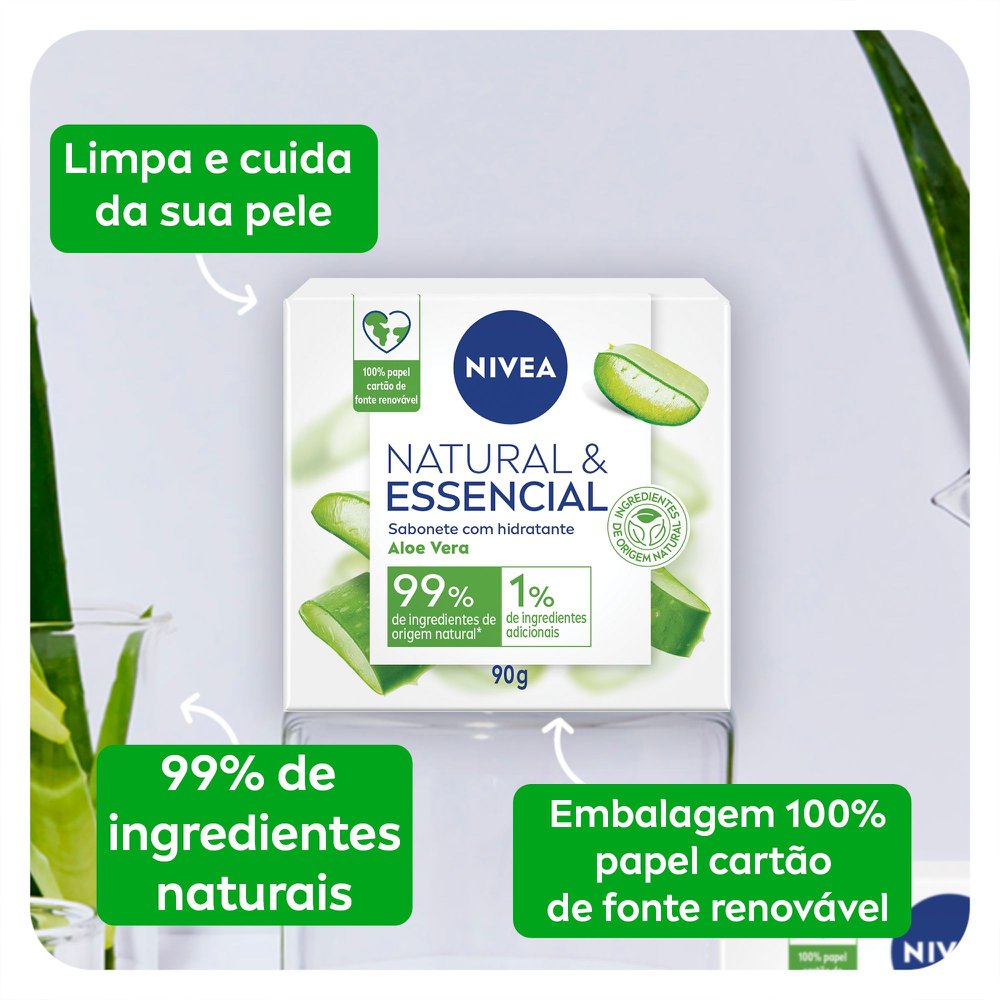 SABON NIVEA NATURAL ESSENCIAL 90G