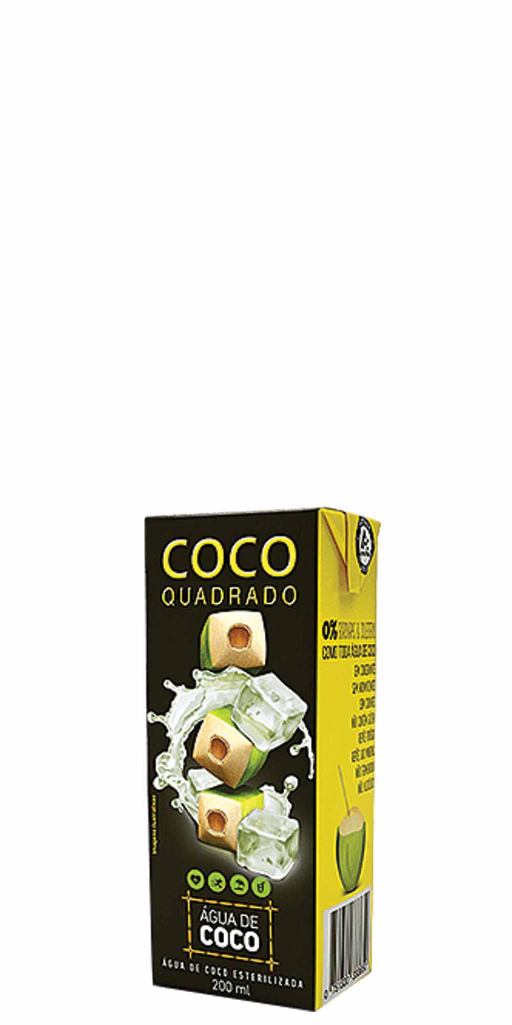 AGUA COCO QUADRADO 200ML