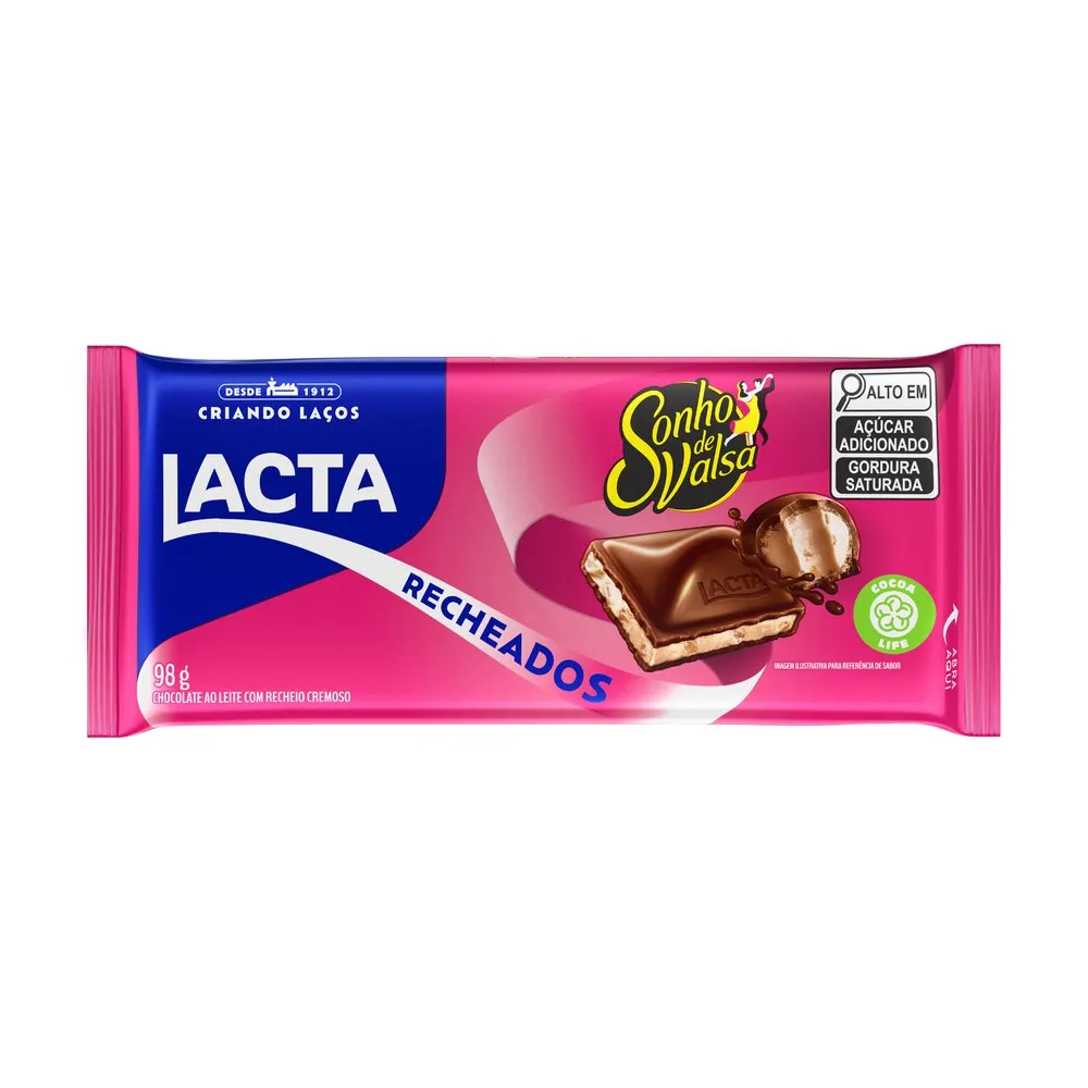 CHOCOLATE SONHO DE VALSA BARRA 98G