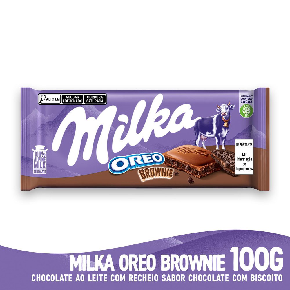 CHOC.MILKA OREO BROWNIE 100G