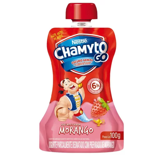 CHAMYTO GO IOG LIQ MORANGO 100GR