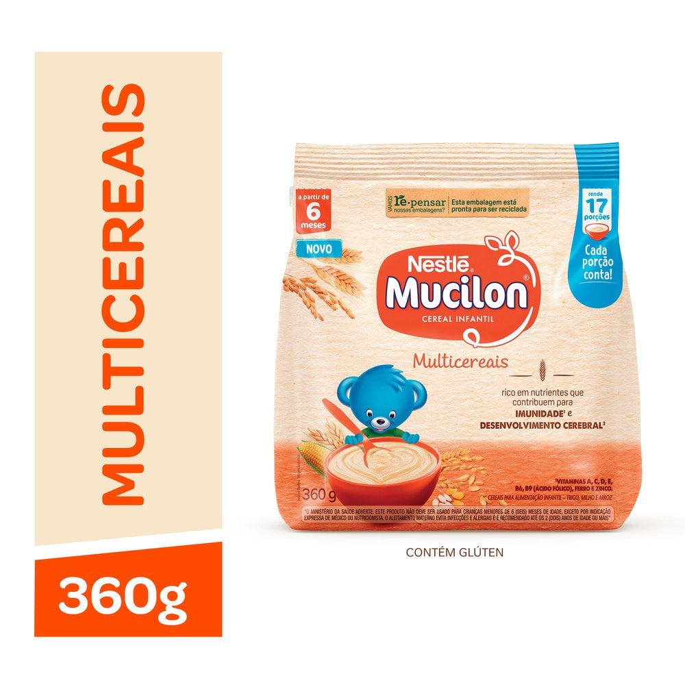 MUCILON SACHET 360G MULTICEREAIS