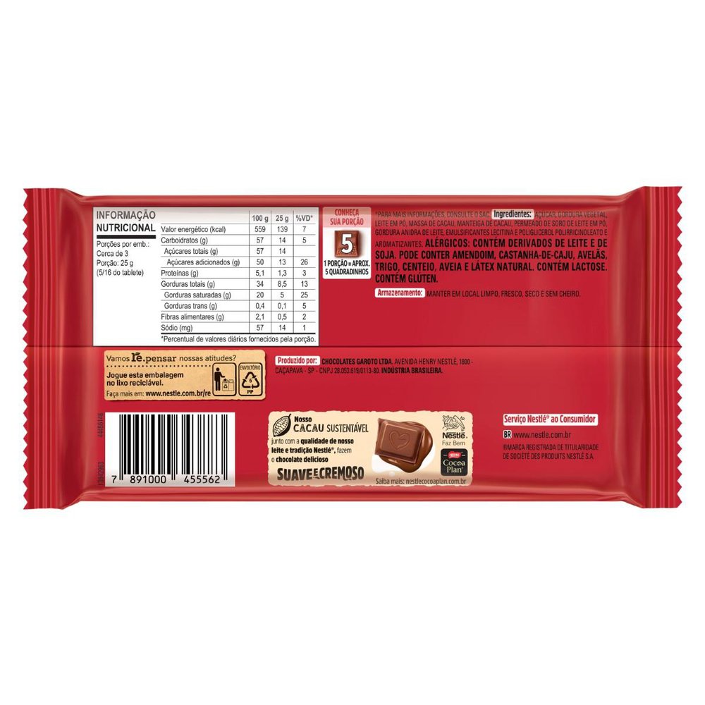 CHOC SUFLAIR 50GR NESTLE AO LE
