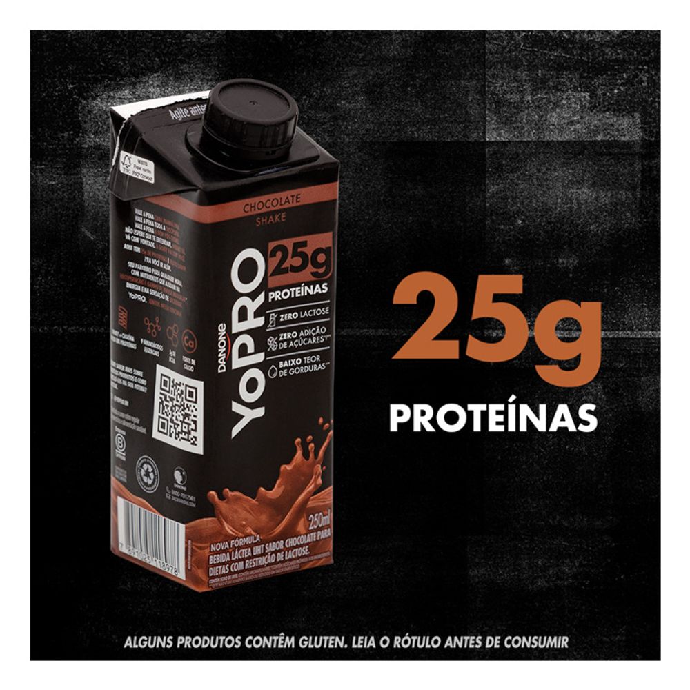 YOPRO BEB LACTEA UHT 25G CHOC 250ML