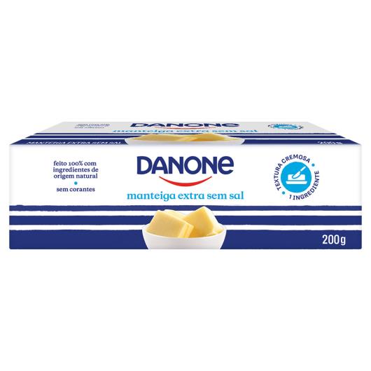 DANONE MANTEIGA TABLETE S/SAL 200G