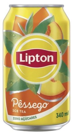 LIPTON PESSEGO LATA 340ML