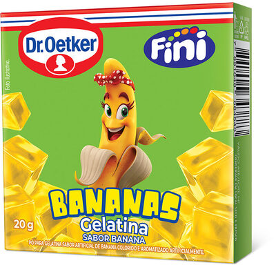GELATINA DR.OETKER FINI SABOR BANANA 20G