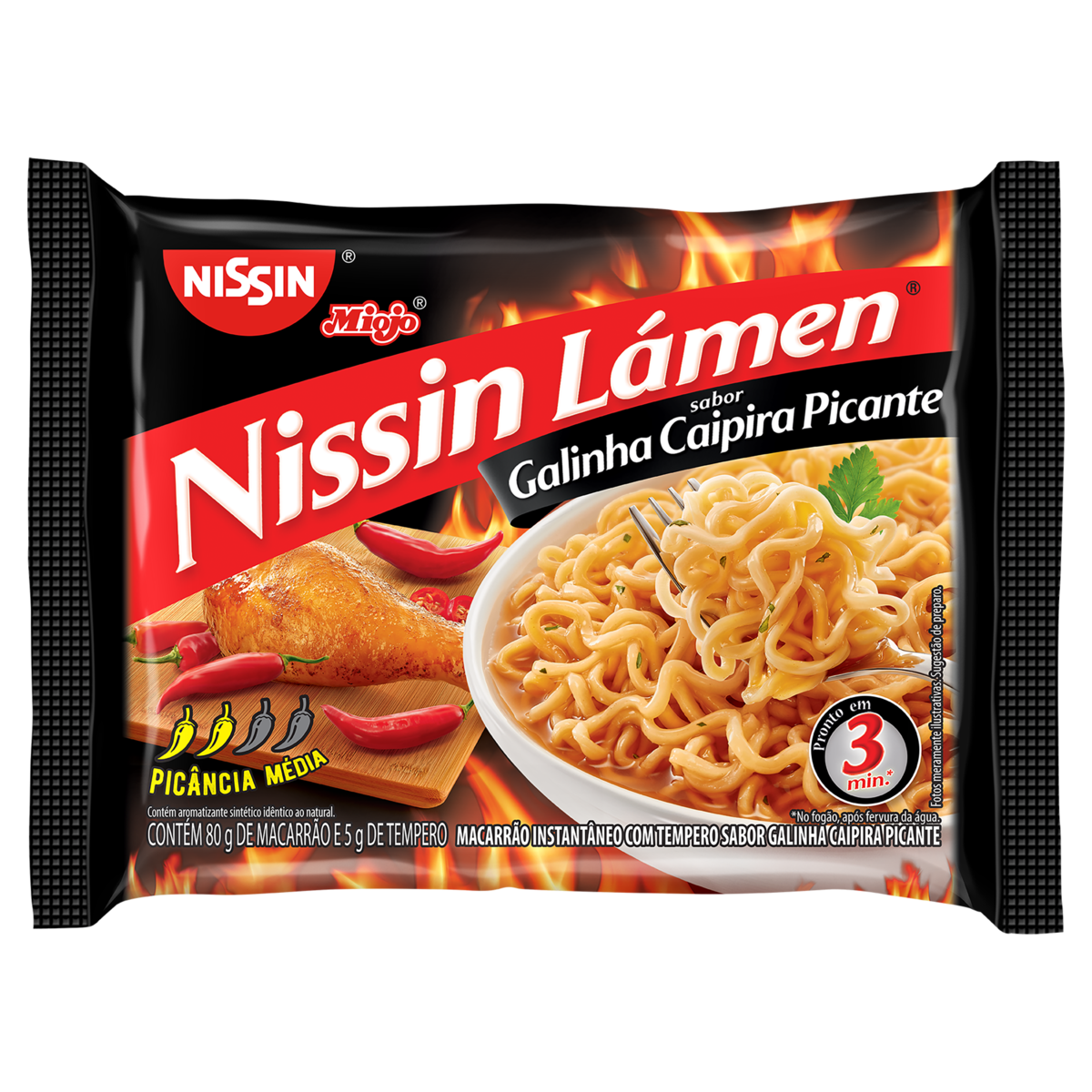 N.LAMEN GALINHA CAIPIRA PICANTE 85G