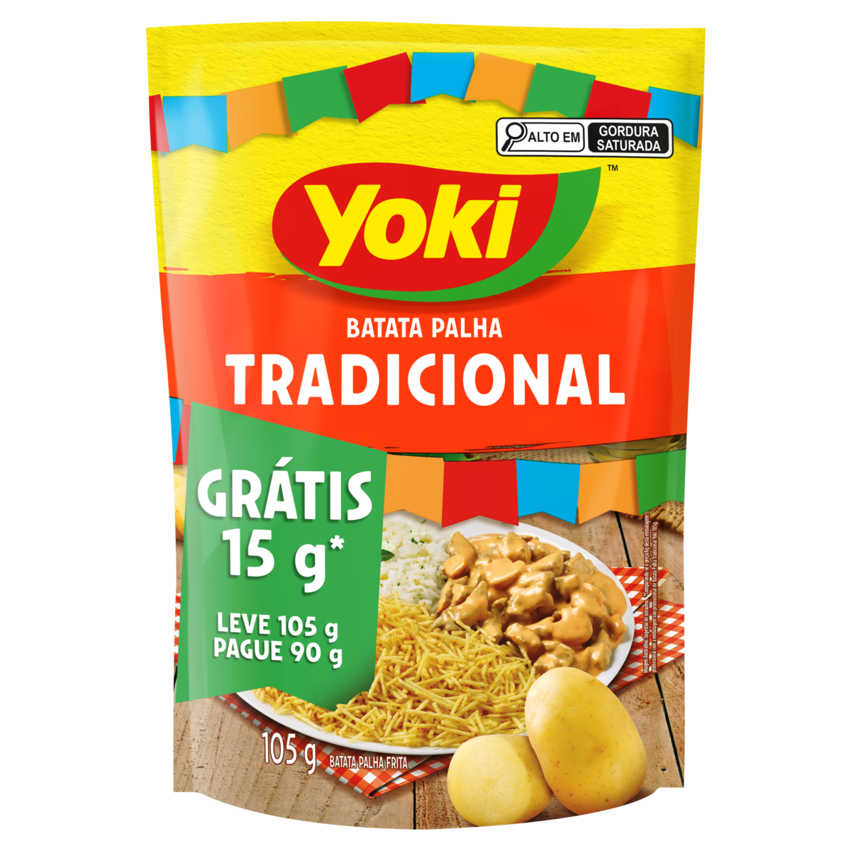 BATATA PALHA TRADICIONAL  105G