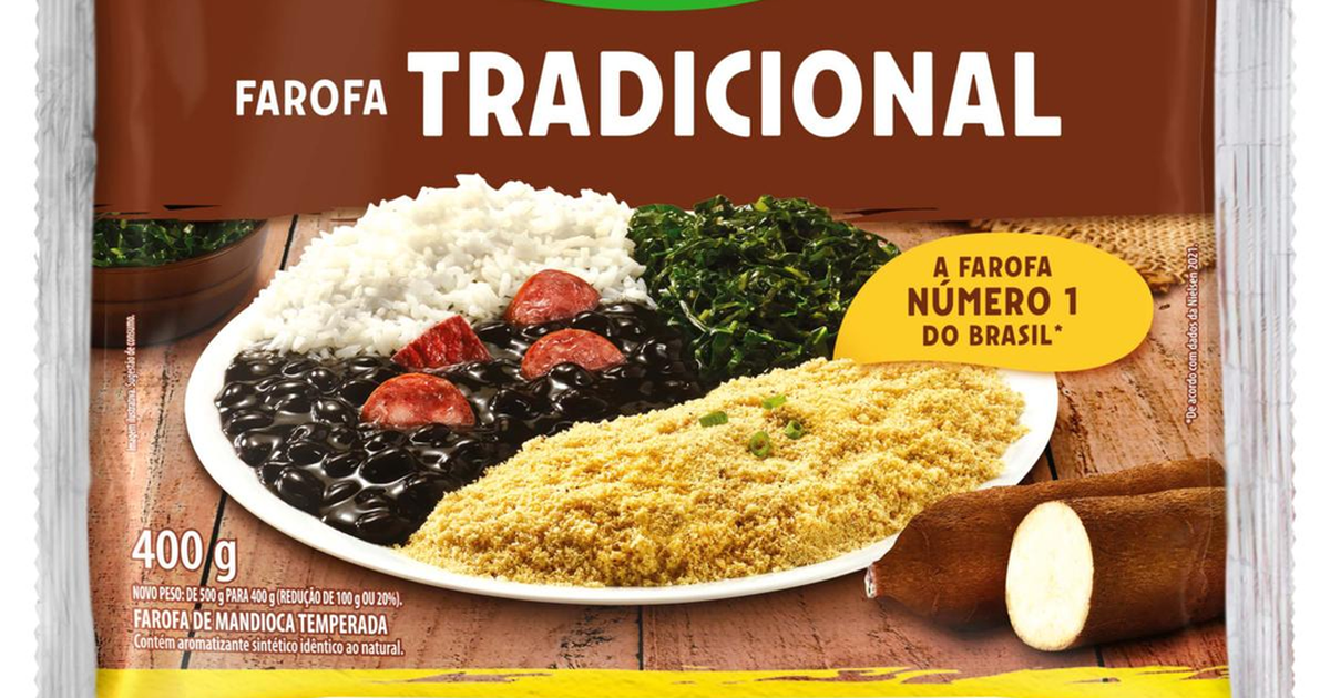 FAROFA MANDIOCA TEMPERADA YOKI 400G RN
