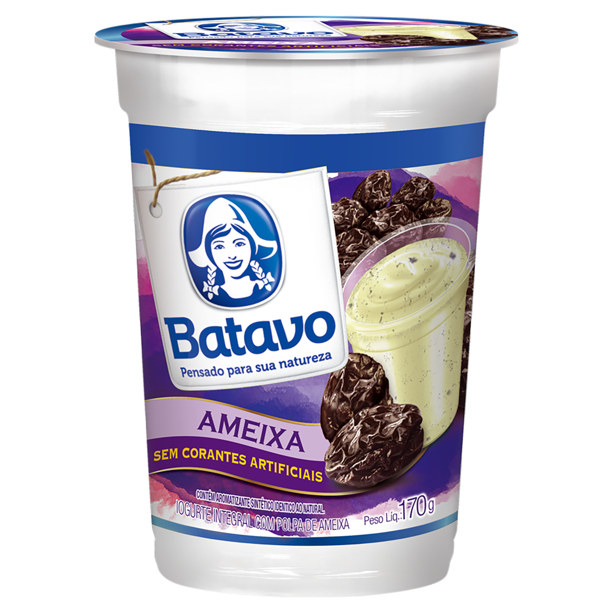 IOGURTE COM POLPA DE AMEIXA BATAVO 170G