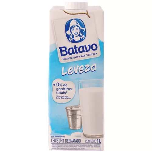 LEITE UHT BATAVO DESNATADO 1L