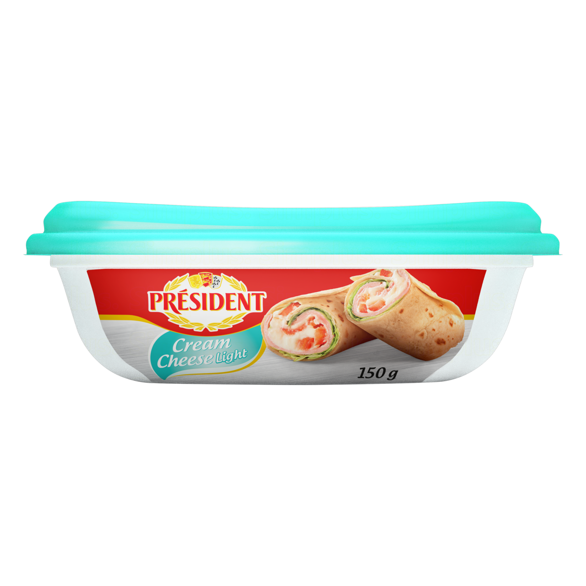 CREAM CHEESE PRESIDNT LIGHT 150G