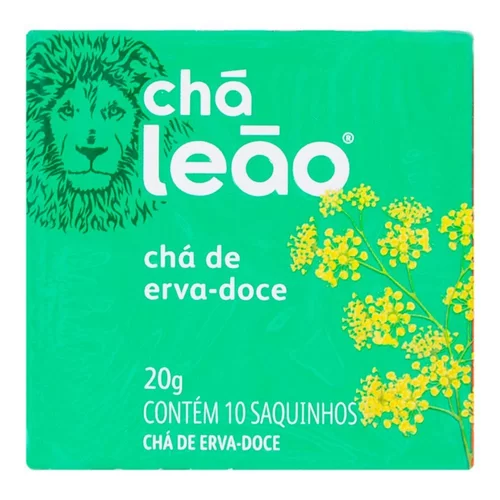 CHA LEAO FUZE ERVA DOCE SAQUINHO 10UN