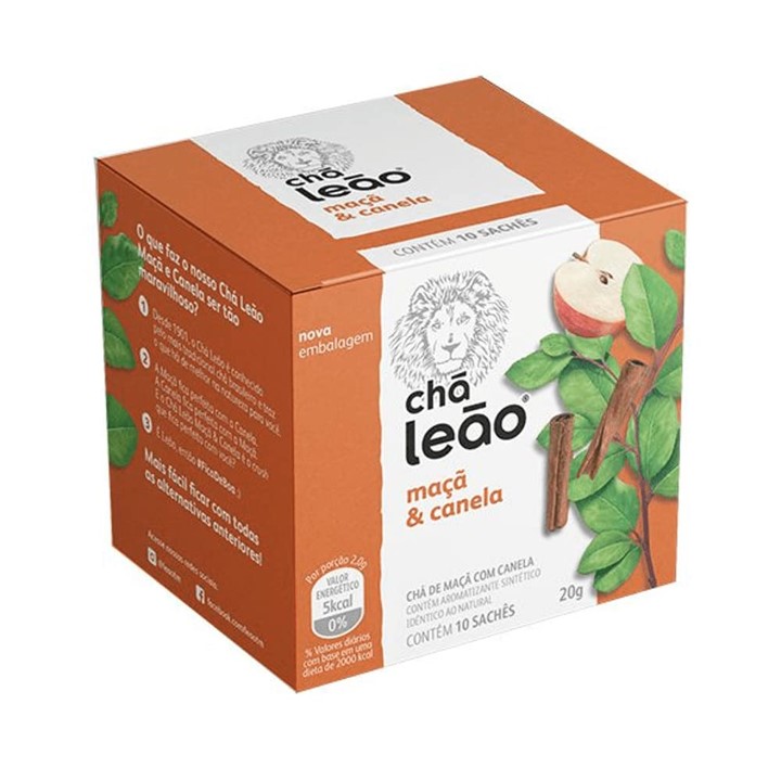 CHA LEAO MACA C/ CANELA 10 UND