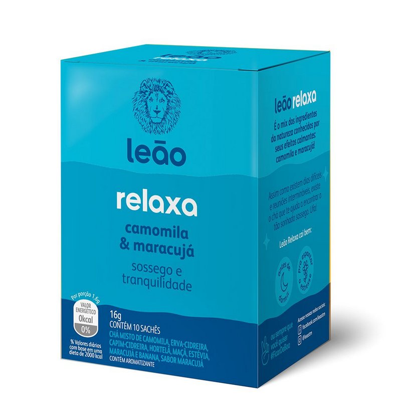 CHA LEAO FUNCIONAIS RELAXA 10UN