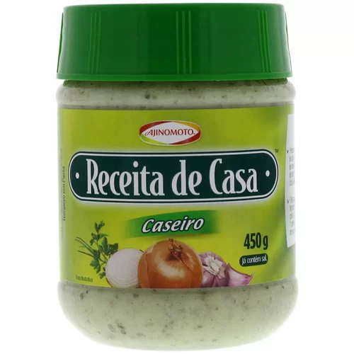 RECEITA DE CASA CASEIRO 450GR