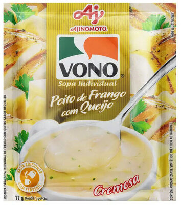 SOPA VONO PEITO FRANGO/QUEIJO