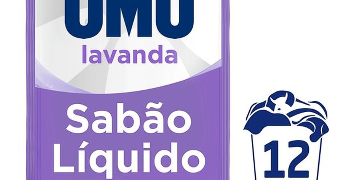 LAVA ROUPAS .OMO LAVANDA REFIL