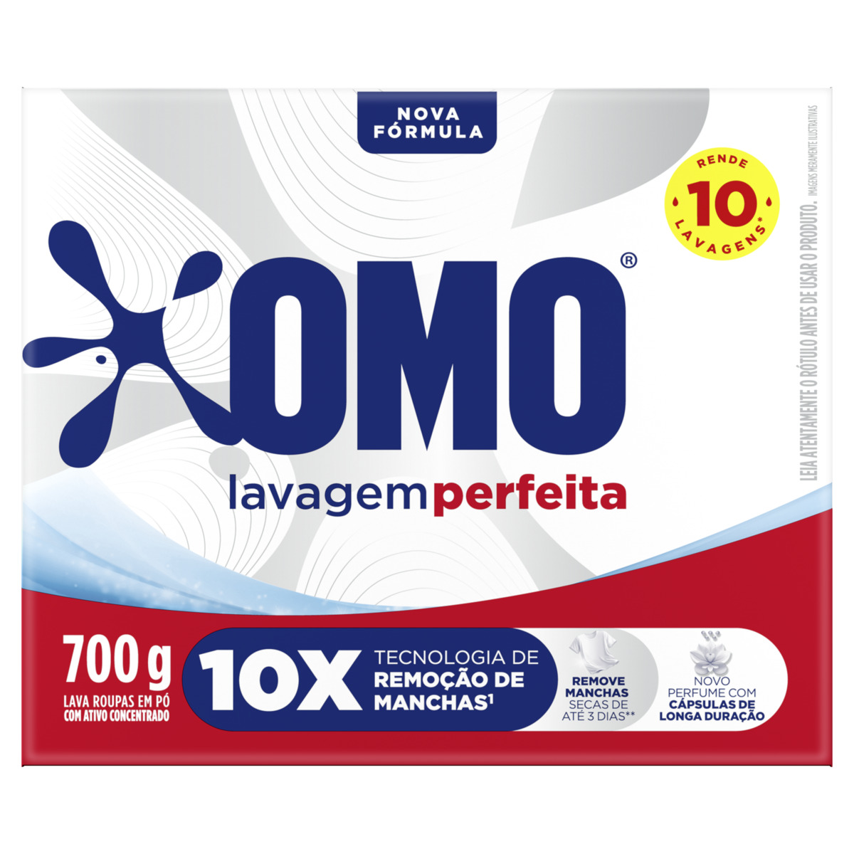 DET PO OMO 700G LAVAGEM PERFEI