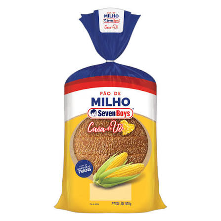 PAO DE MILHO REDONDO SEVEN BOYS 450G