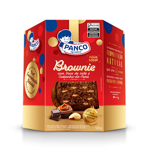PANETTONE BROWNIE PANCO 550G