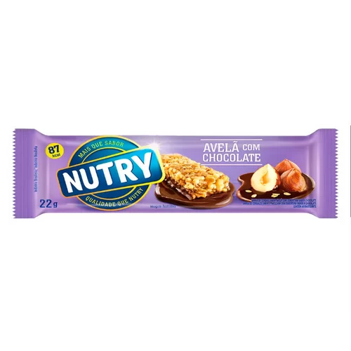 BARRA CEREAIS NUTRY 22GR AVELA.CHOC