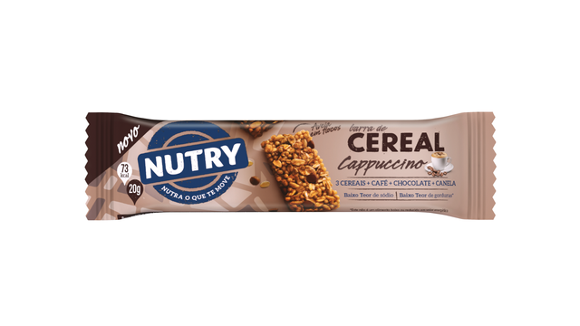 BARRA DE CEREAL CAPPUCCINO NUTRY 20G