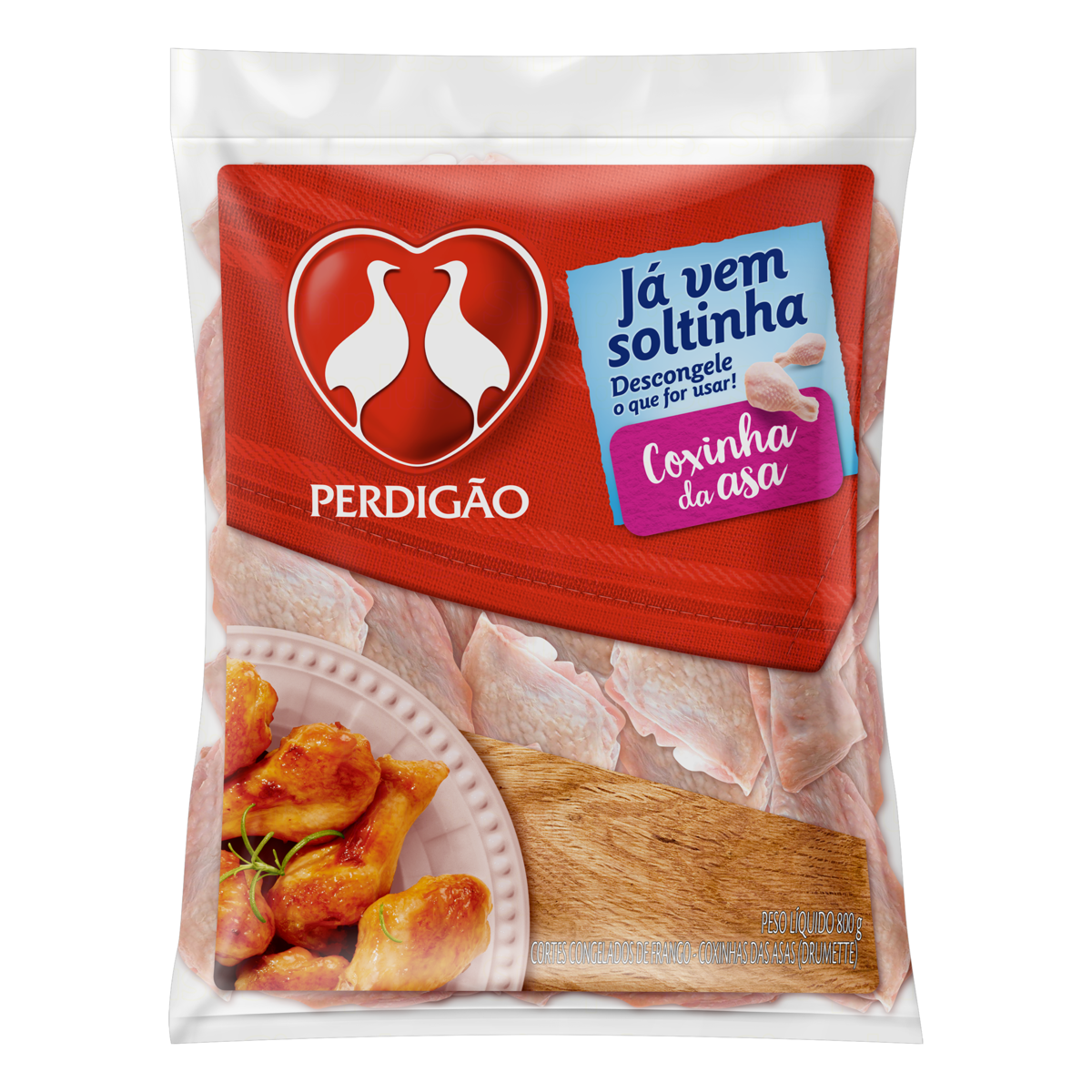 COXINHA DA ASA CONG 800G PERDI