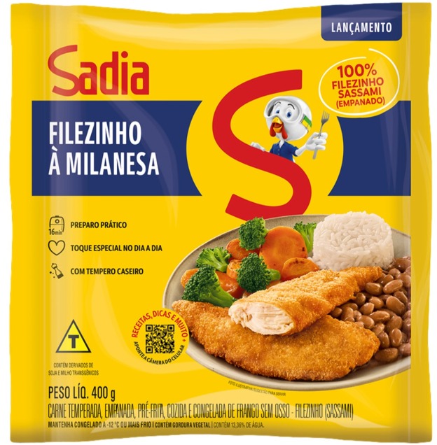 FILEZINHO A MILANESA SADIA 400