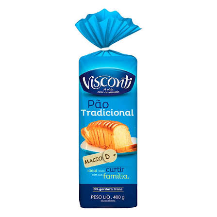 PAO DE FORMA TRADICIONAL VISCONTI 400G