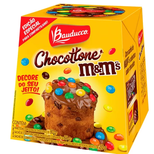 MINI CHOCOTONE M&M BAUDUCCO 80