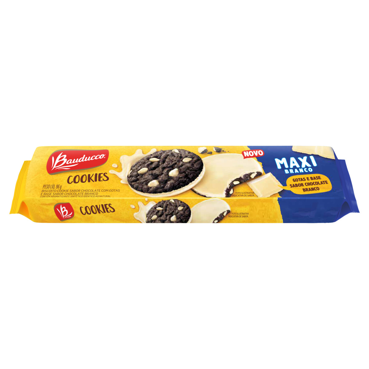 BISC BAUDUCCO COOKIES MAXI BRANCO