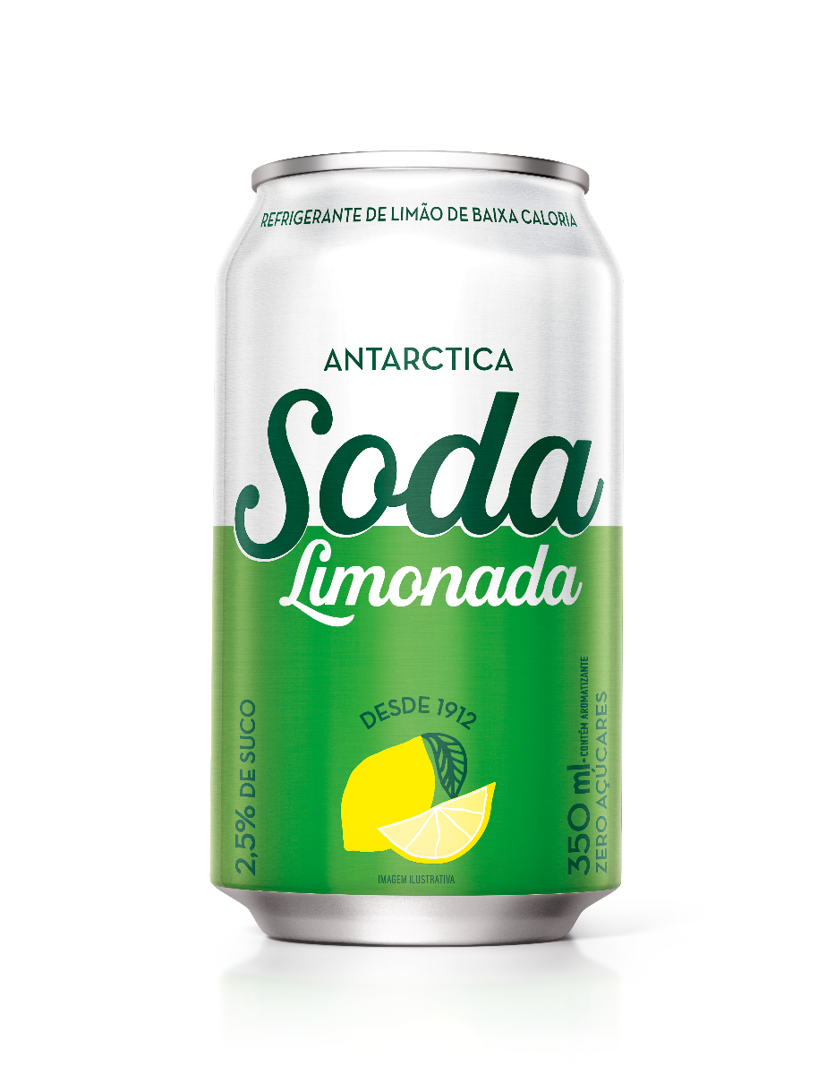 SODA LIMONADA ANTARCTICA DIET LATA 350ML.