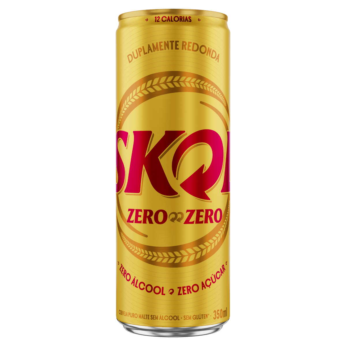 CERVEJA SKOL ZERO LATA 350ML.