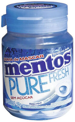 MENTOS PURE FRESH MINT GARRAFA 56G