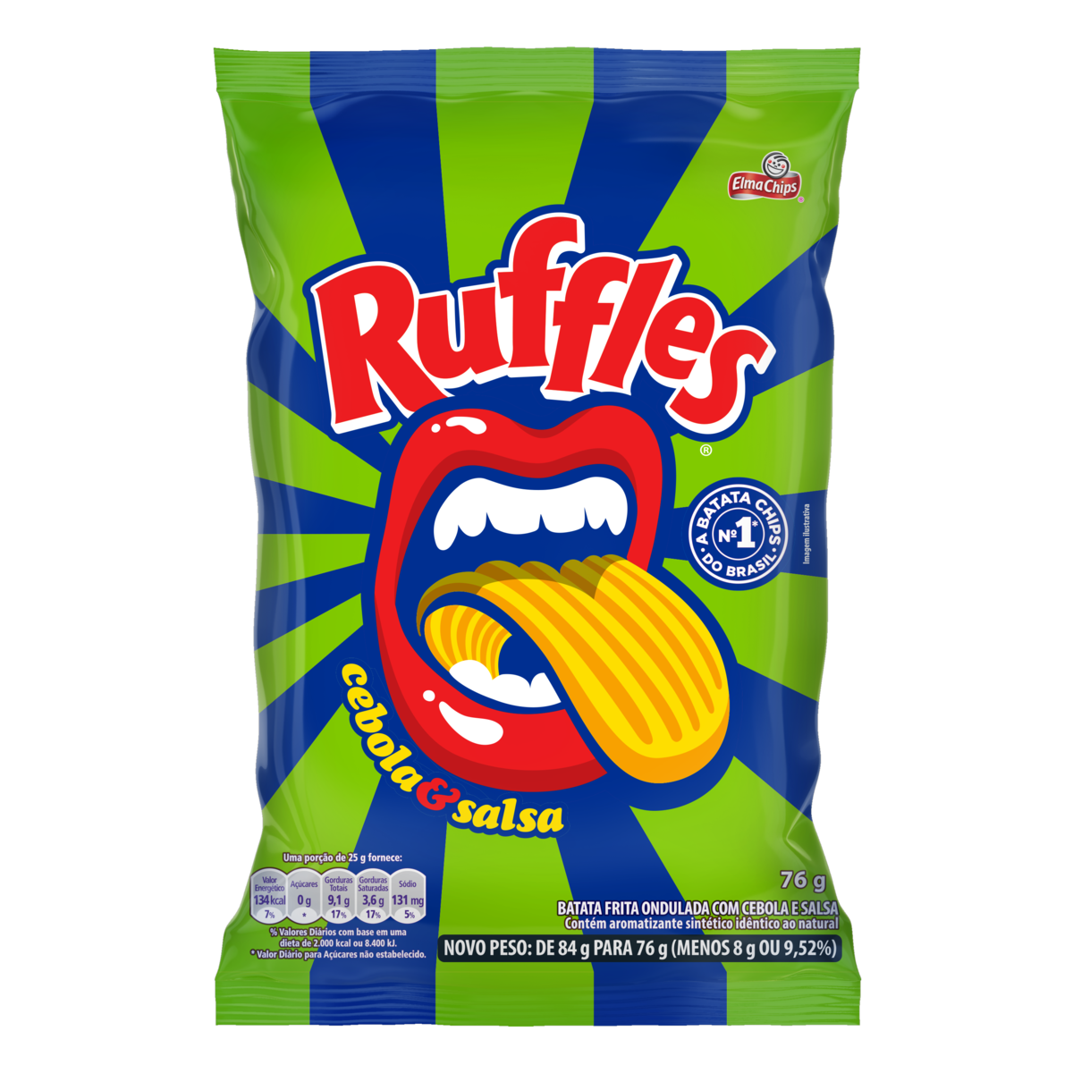 RUFFLES CEBOLA E SALSA 68G