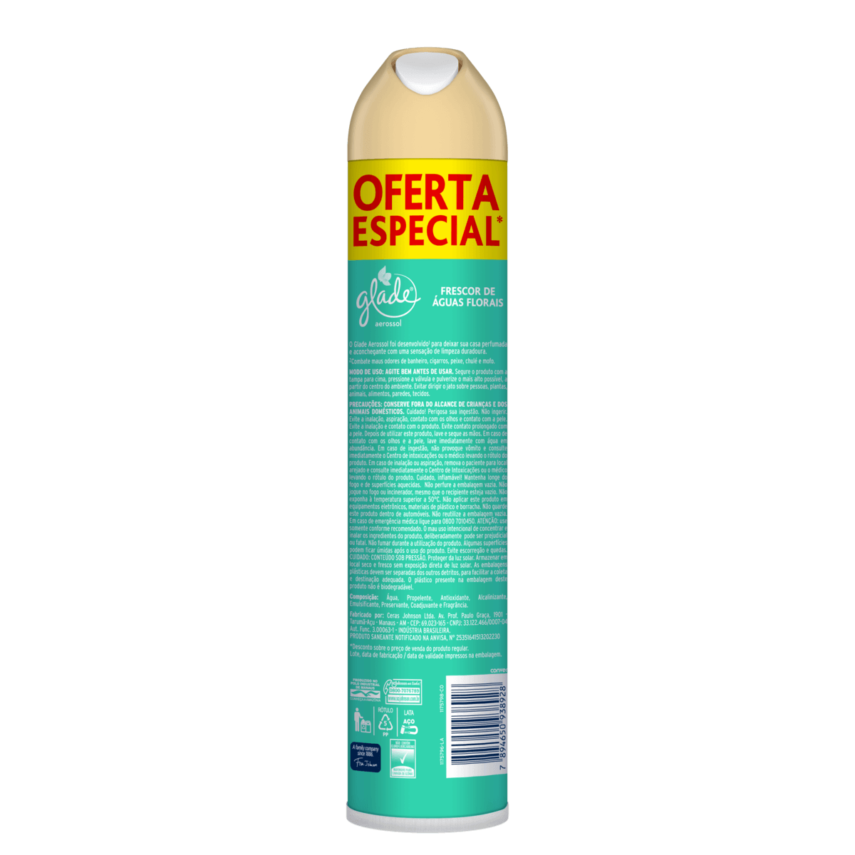 GLADE AERO AGUAS FLORAIS 360ML.