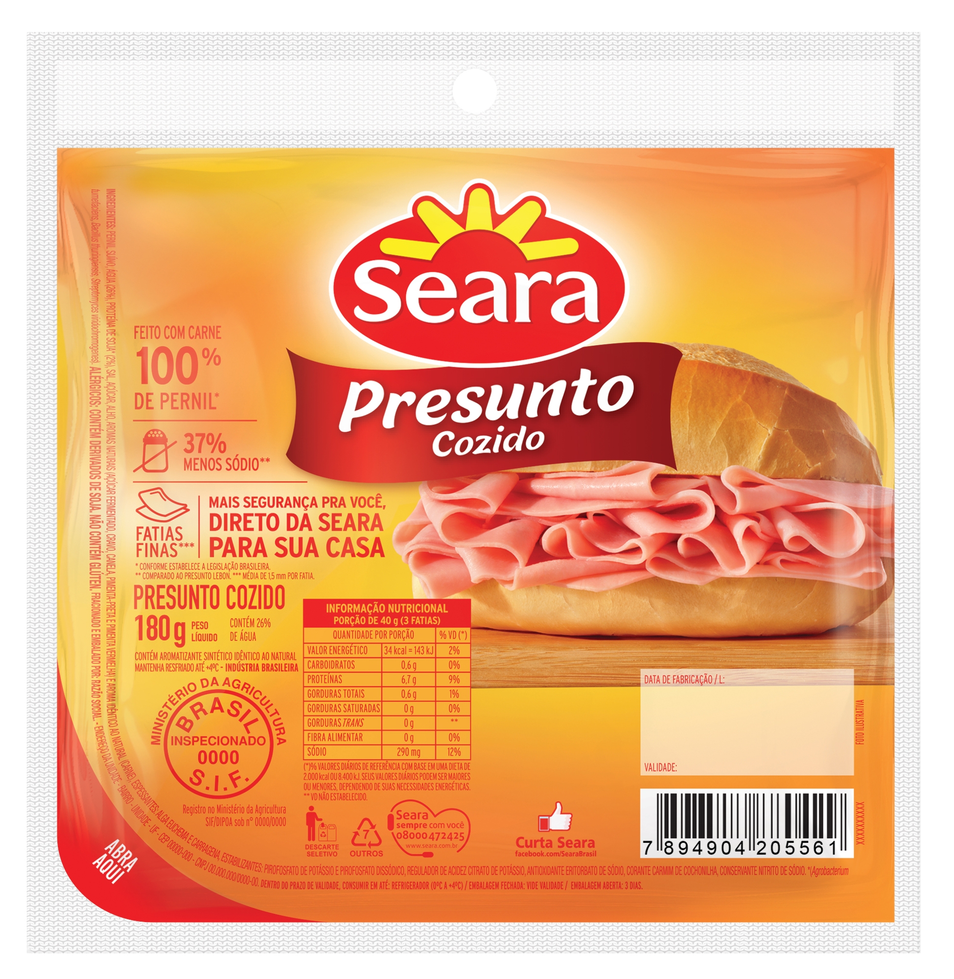 PRESUNTO FATIADO RESF SEARA
