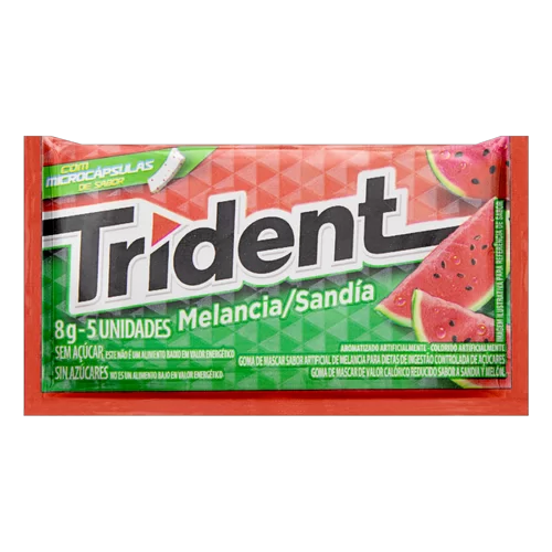 CHICLE TRIDENT MELANCIA 8G