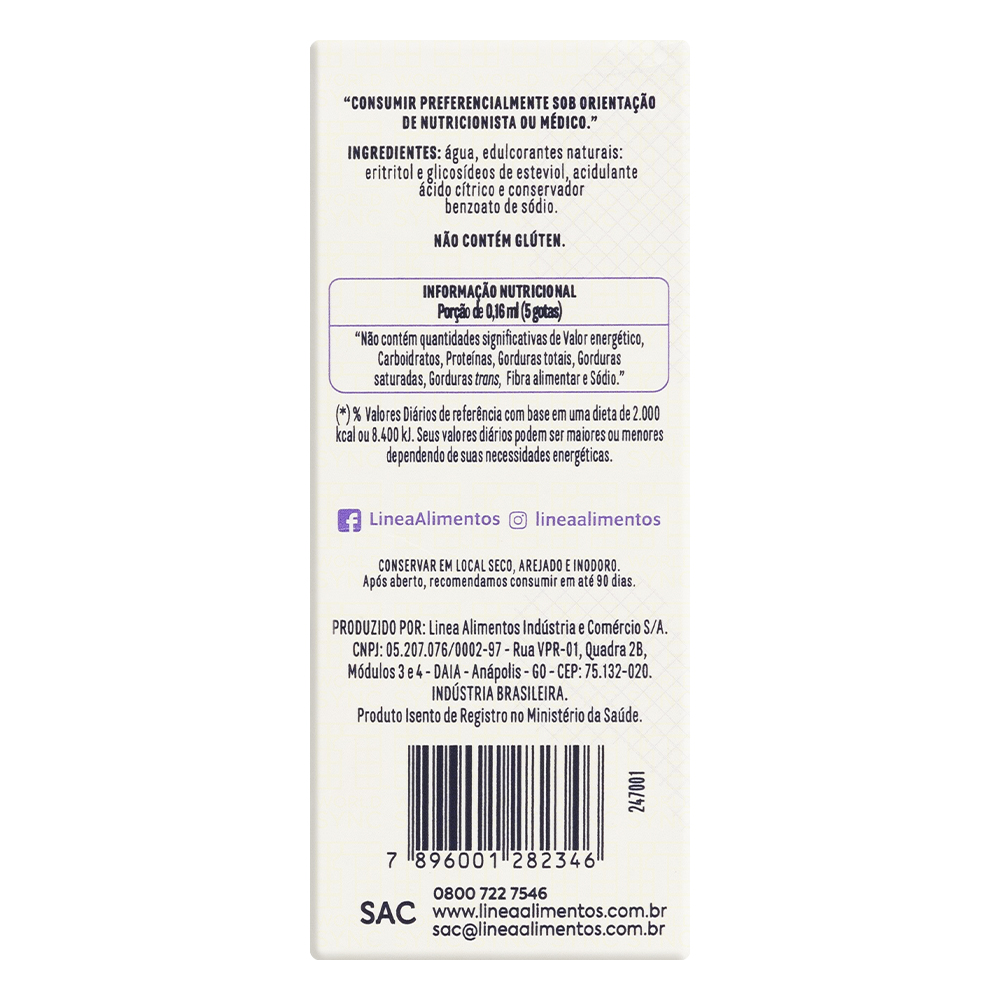LINEA ADOC SWEET NATURAL LIQUIDO 25ML