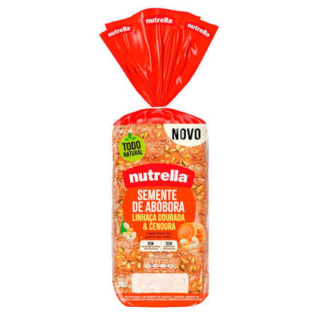 PAO ABOBORA E LINHACA 350G NUT