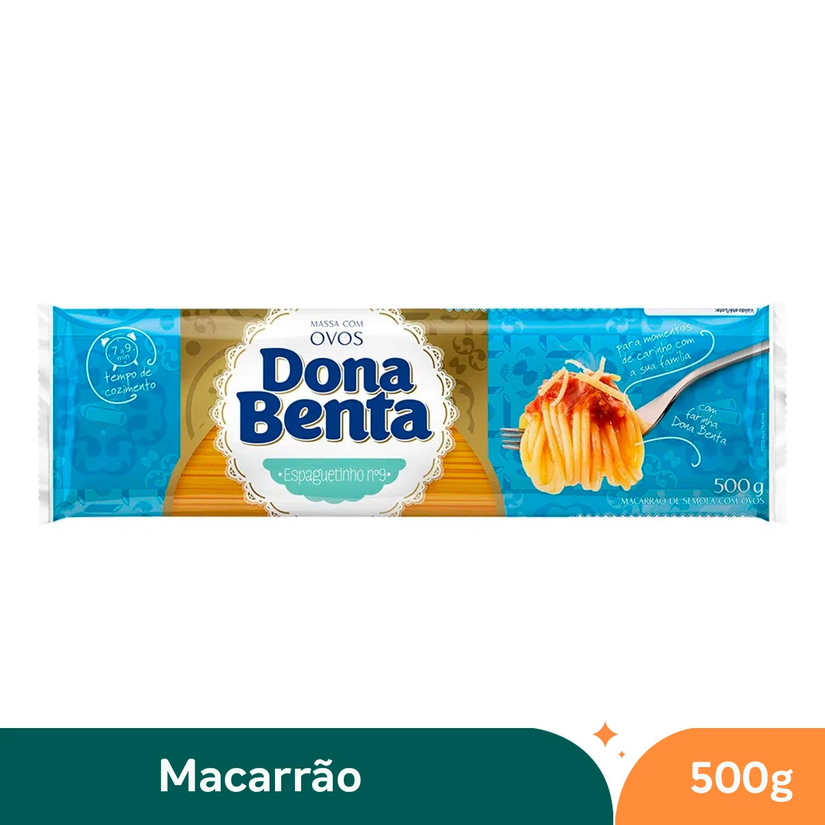 MAC D BENTA ESPAGUETINHO OVOS 500G
