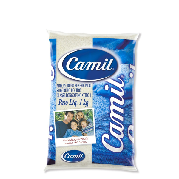 ARROZ CAMIL AGULHINHA T.1 1KG