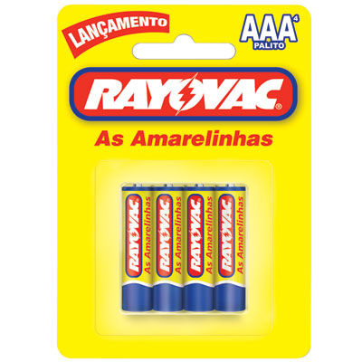 PILHA RAYOVAC PALITO "AAA" TUBO
