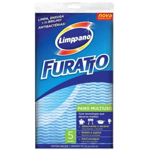 PANO MULTIUSO FURATTO AZUL C/5