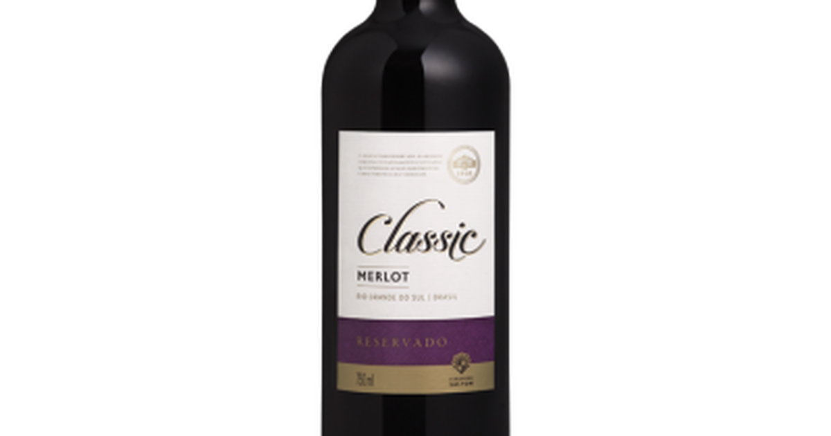 BEB VINHO SALTON CLAS MERLOT T/SECO 750ML