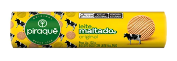 BISC PIRAQUE LEITE MALTADO 132