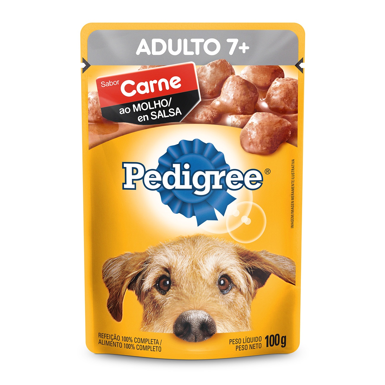 PEDIGREE SACHE CARNE MOLHO 100G
